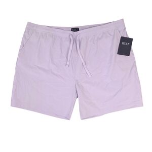 Bylt Premium Basics active shorts mens XXXL stretch drawstring waist purple